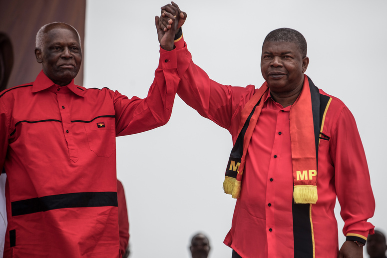 José Eduardo dos Santos e João Lourenço