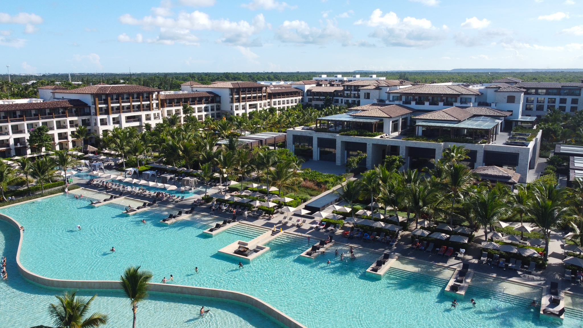 Parque aquático, 7 piscinas e um escape room. O hotel onde ficámos em Punta Cana é uma autêntica cidade