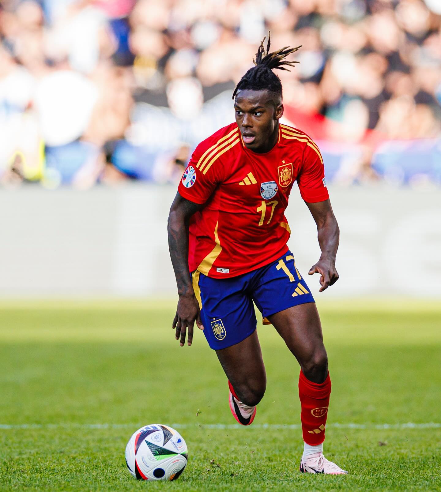 Nico Williams foi a estrela do Espanha-Itália no Euro2024. Espreite 15 fotos do futebolista de 21 anos