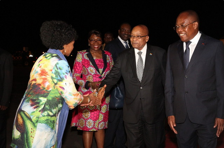 Jacob Zuma em Luanda