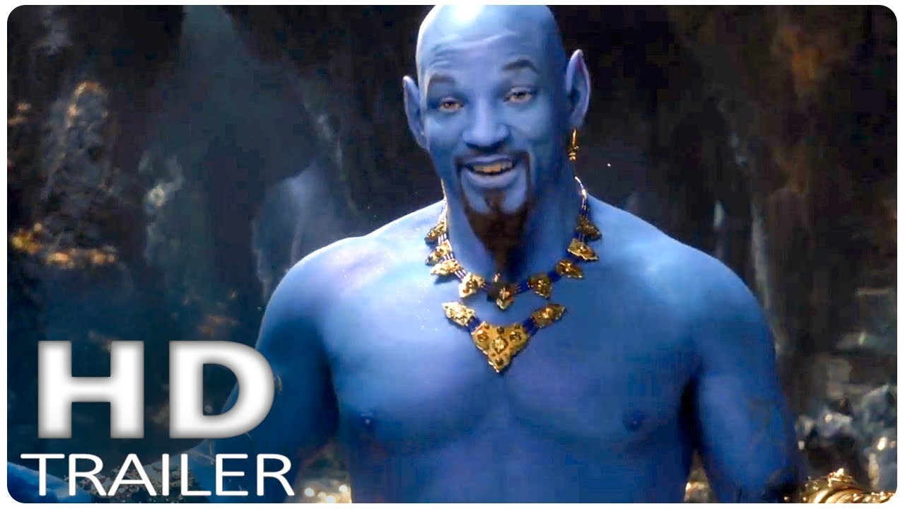 Will Smith está azul e a internet não gostou. Chegou o primeiro trailer de “Alladin”