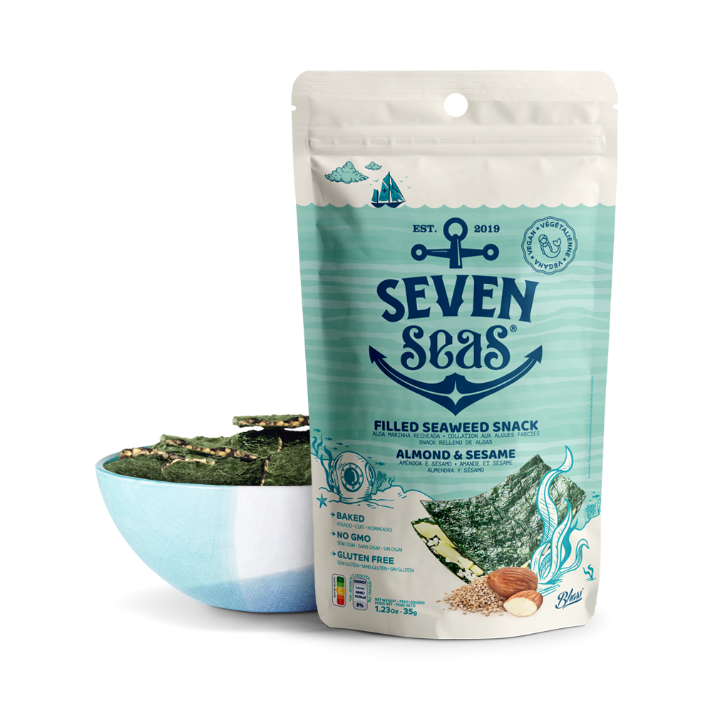 Esqueça os tremoços — as algas da Seven Seas são o snack do momento