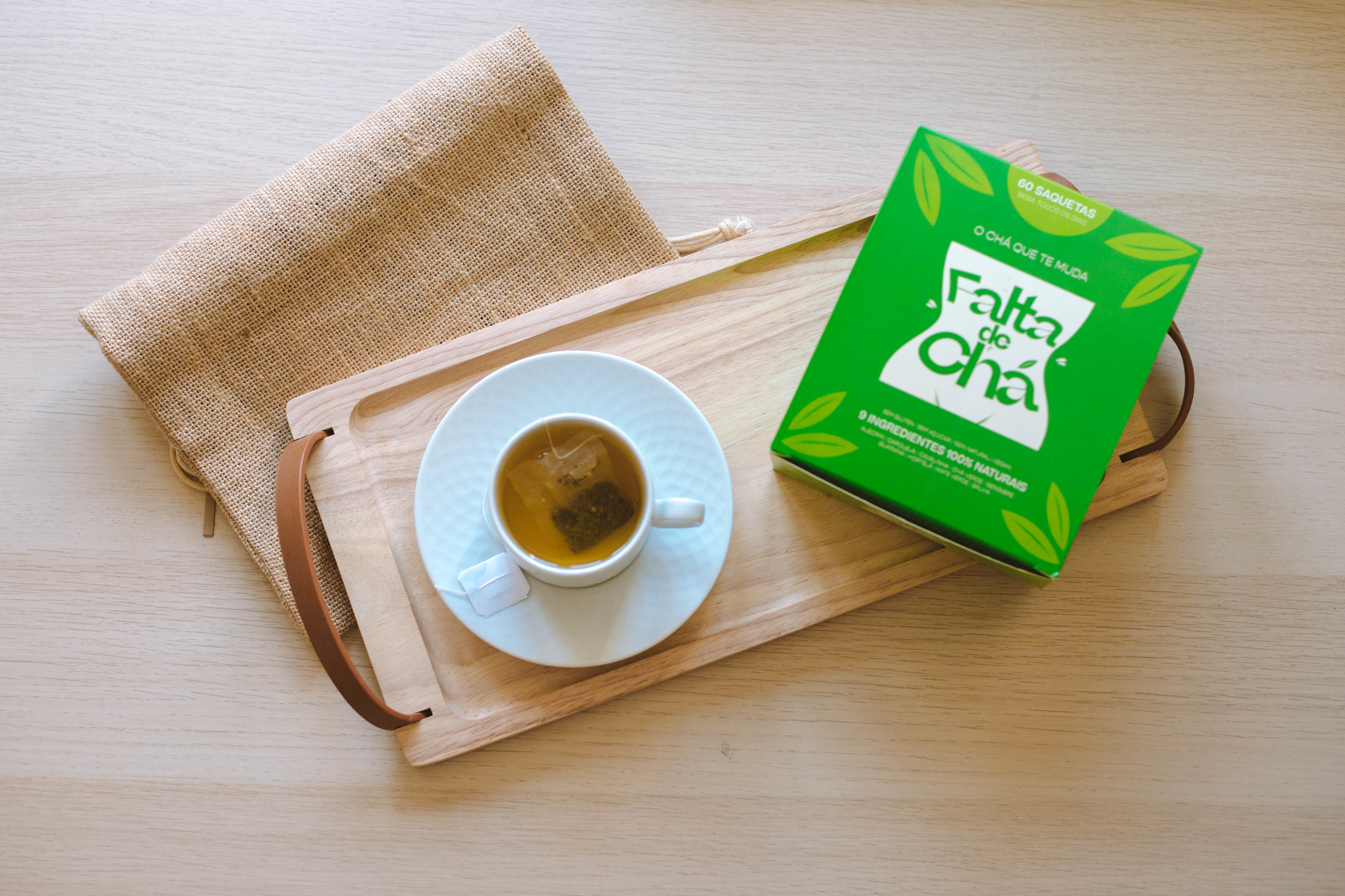 Falta de Chá. O chá perfeito para quem quer reduzir volume e manter o corpo hidratado