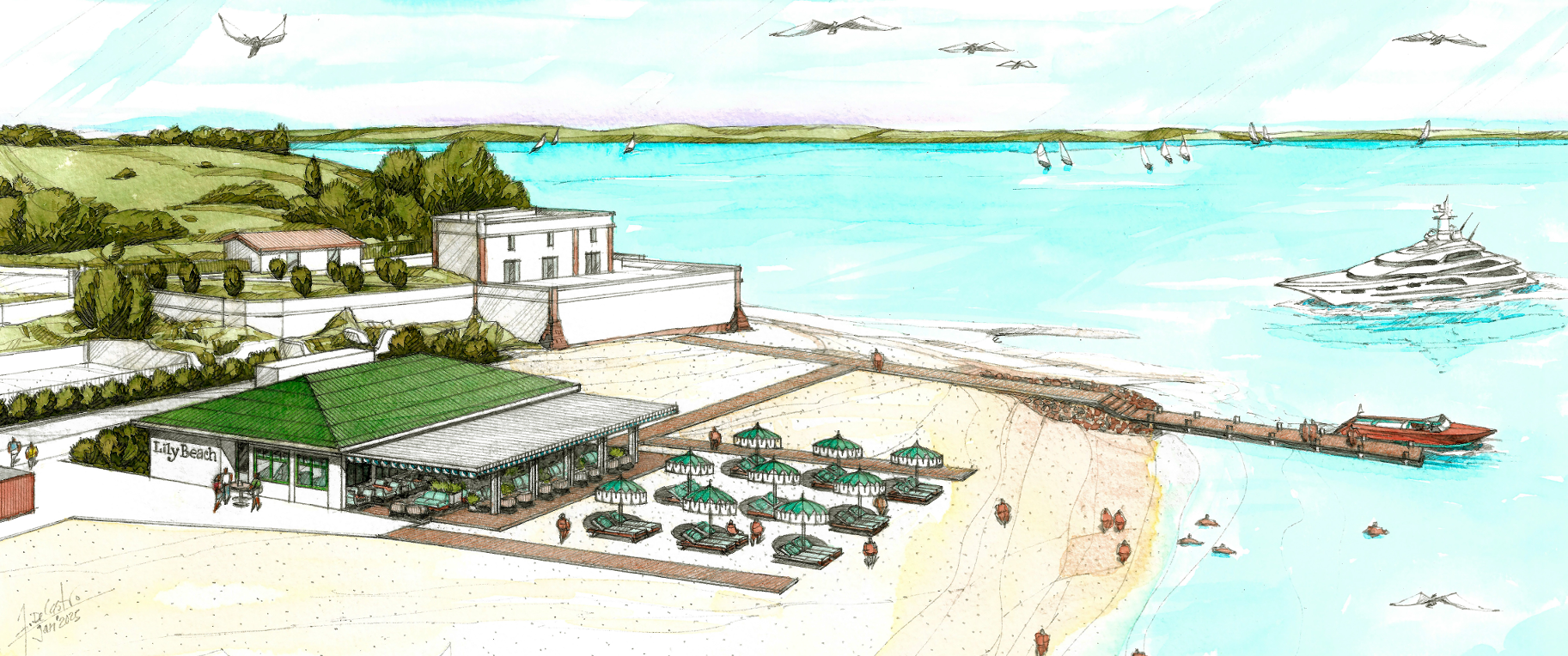 Lily Beach. Conheça o novo restaurante que está a chegar à Serra da Arrábida (com peixe e marisco frescos)