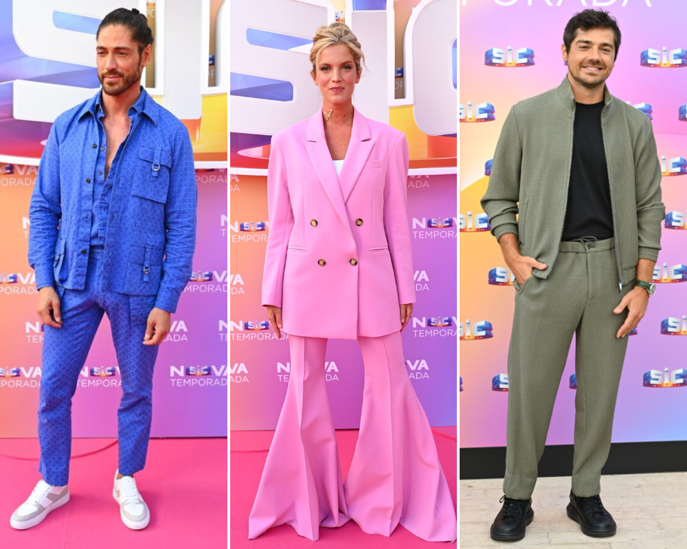 Espreite os looks (coloridos) dos famosos para a apresentação da nova temporada da SIC
