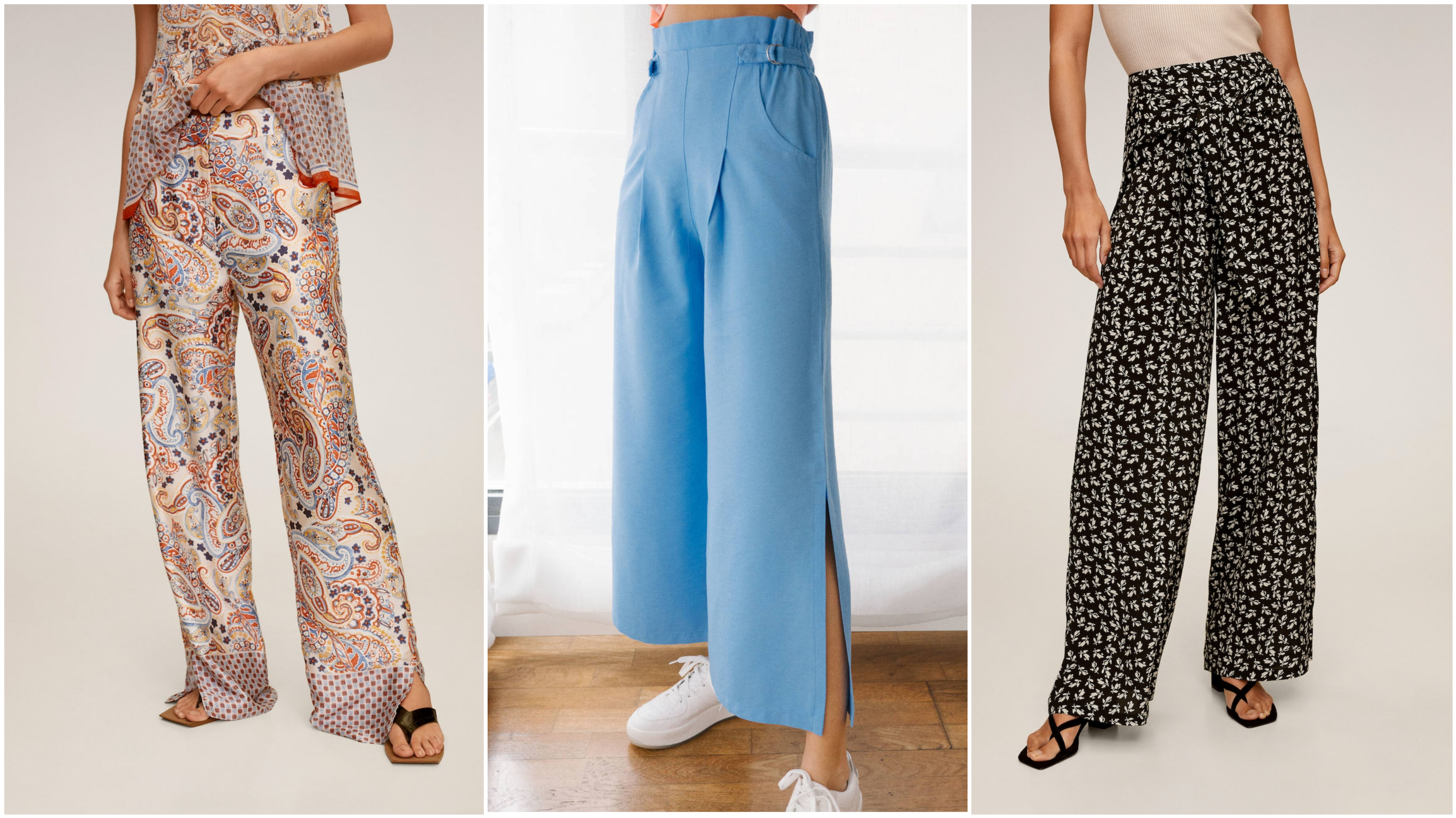 Shopping. 22 ideias de modelos de calças frescas que vão ser tendência este verão