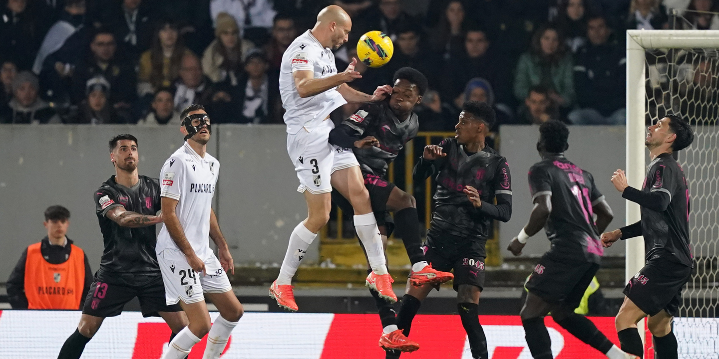 SC Braga empata em casa do V. Guimarães após cinco vitórias