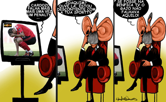 Vieira insatisfeito com SportTv