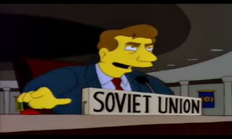 Há quase 25 anos, “Os Simpsons” previram o regresso da União Soviética