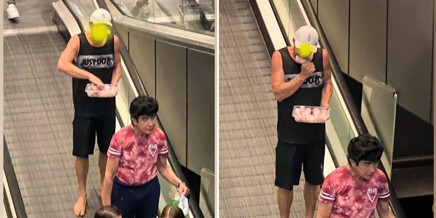 Este homem foi fotografado a comer frango cru e a internet não está a saber lidar. “Consigo cheirar a Salmonella daqui”