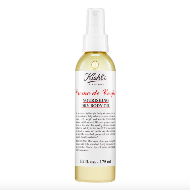 Kiehl’s, Creme de Corps, Tratamento Corporal em Óleo Seco