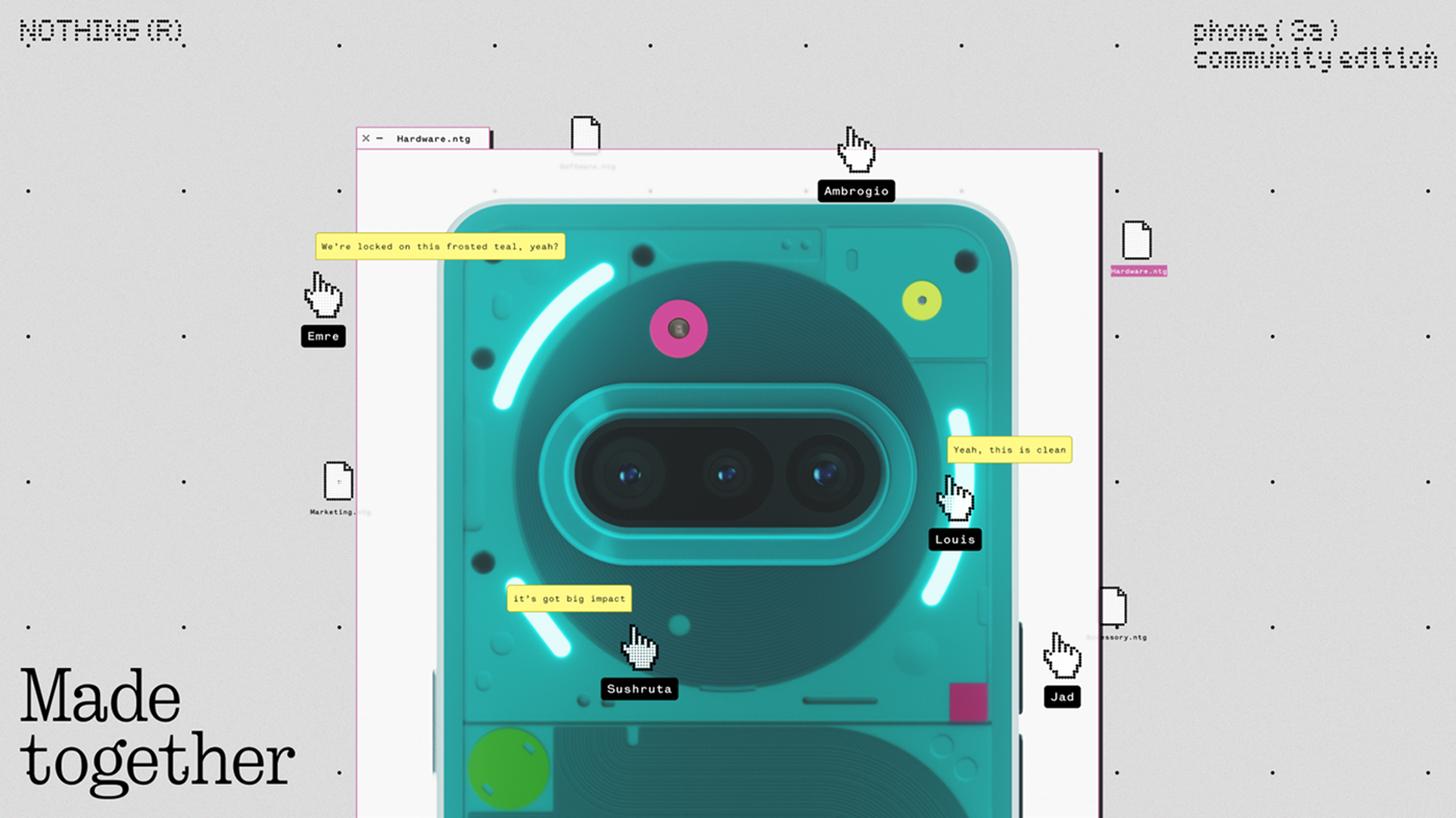 Nothing Phone (3a) ganha uma edição inspirada pela comunidade e tem apenas 1.000 unidades à venda