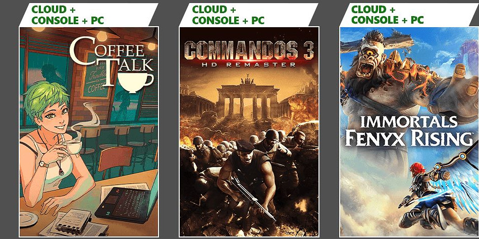 Immortals Fenyx Rising e Coffee Talk no Game Pass. Mas atenção que há bons jogos a abandonar o serviço da Xbox