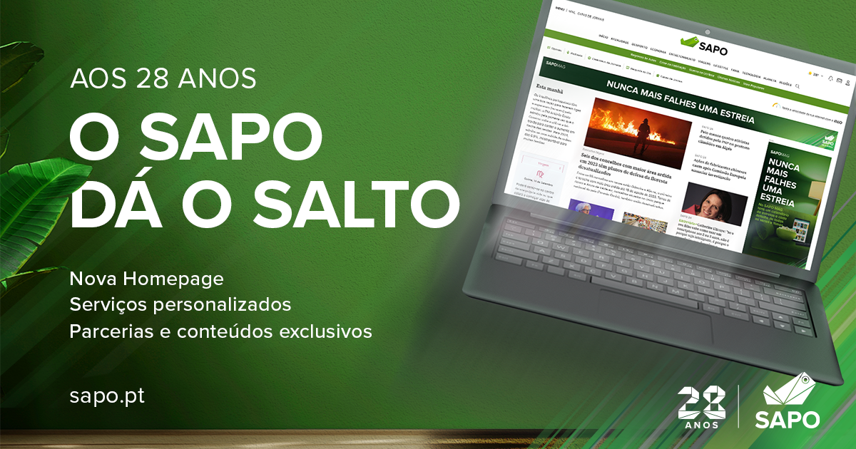 SAPO comemora 28 anos de olhos postos no futuro e com novidades na homepage e ecossistema