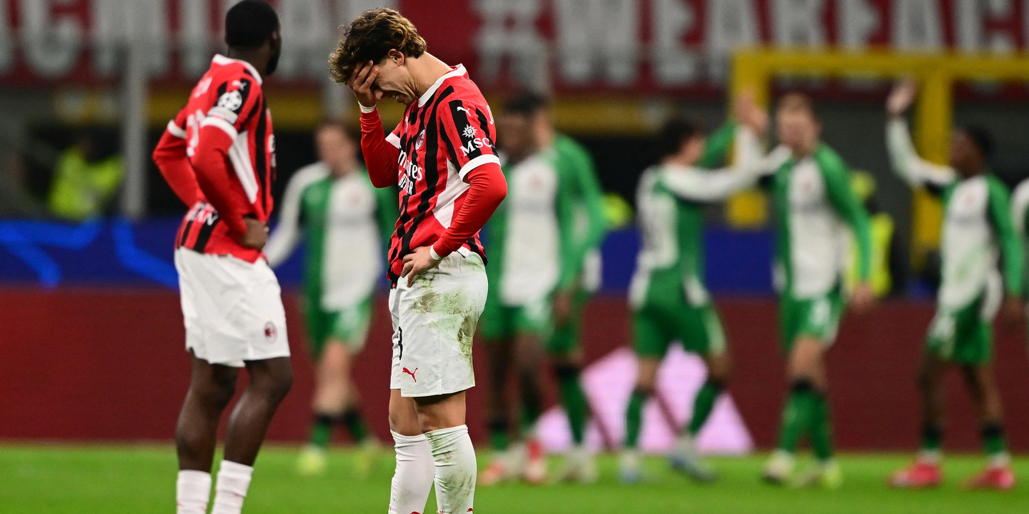 AC Milan de Conceição, Leão e Félix eliminado da Liga dos Campeões