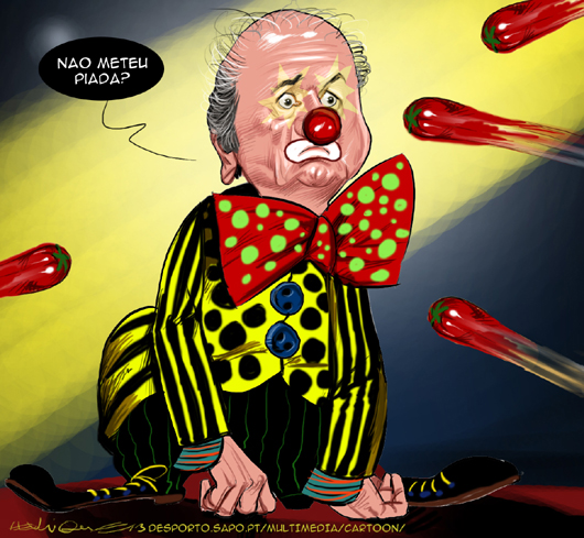 O engraçado que caiu em desgraça