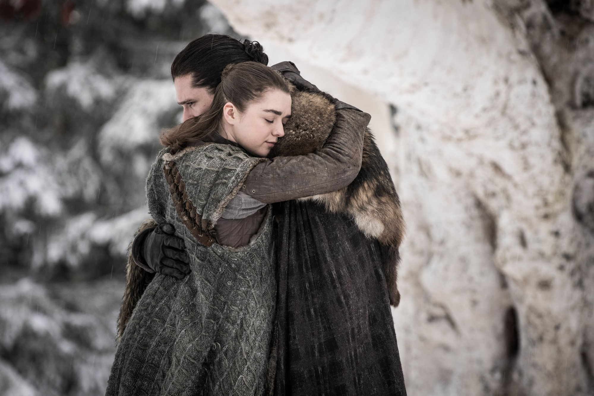 “A Guerra dos Tronos”. George R.R. Martin planeou um romance entre Jon e Arya