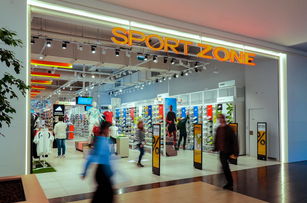 Esta loja da Sport Zone é gigante, tem um novo conceito e até pode ir lá testar a sua forma física