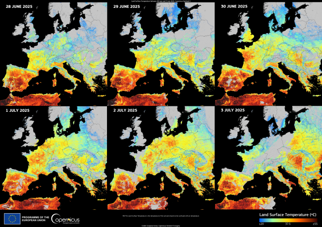 Portugal enfrentou temperaturas extremas em junho com a Europa a derreter em novos recordes de calor
