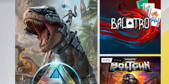 Balatro e ARK: Survival Ascended são propostas gratuitas de maio para assinantes PlayStation Plus