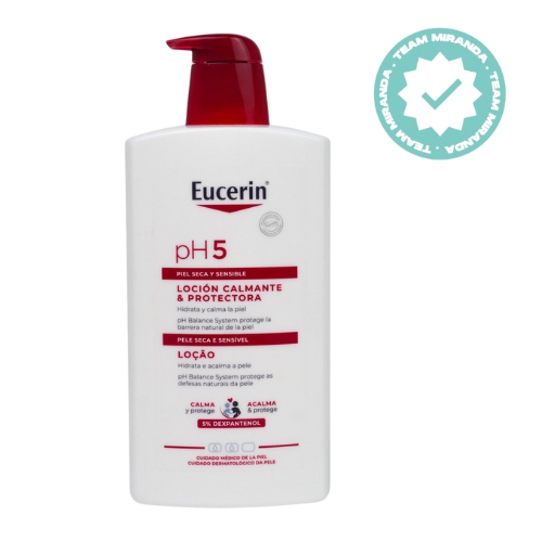 Eucerin, PH5 Loção Calmante e Protetora, 1000ml