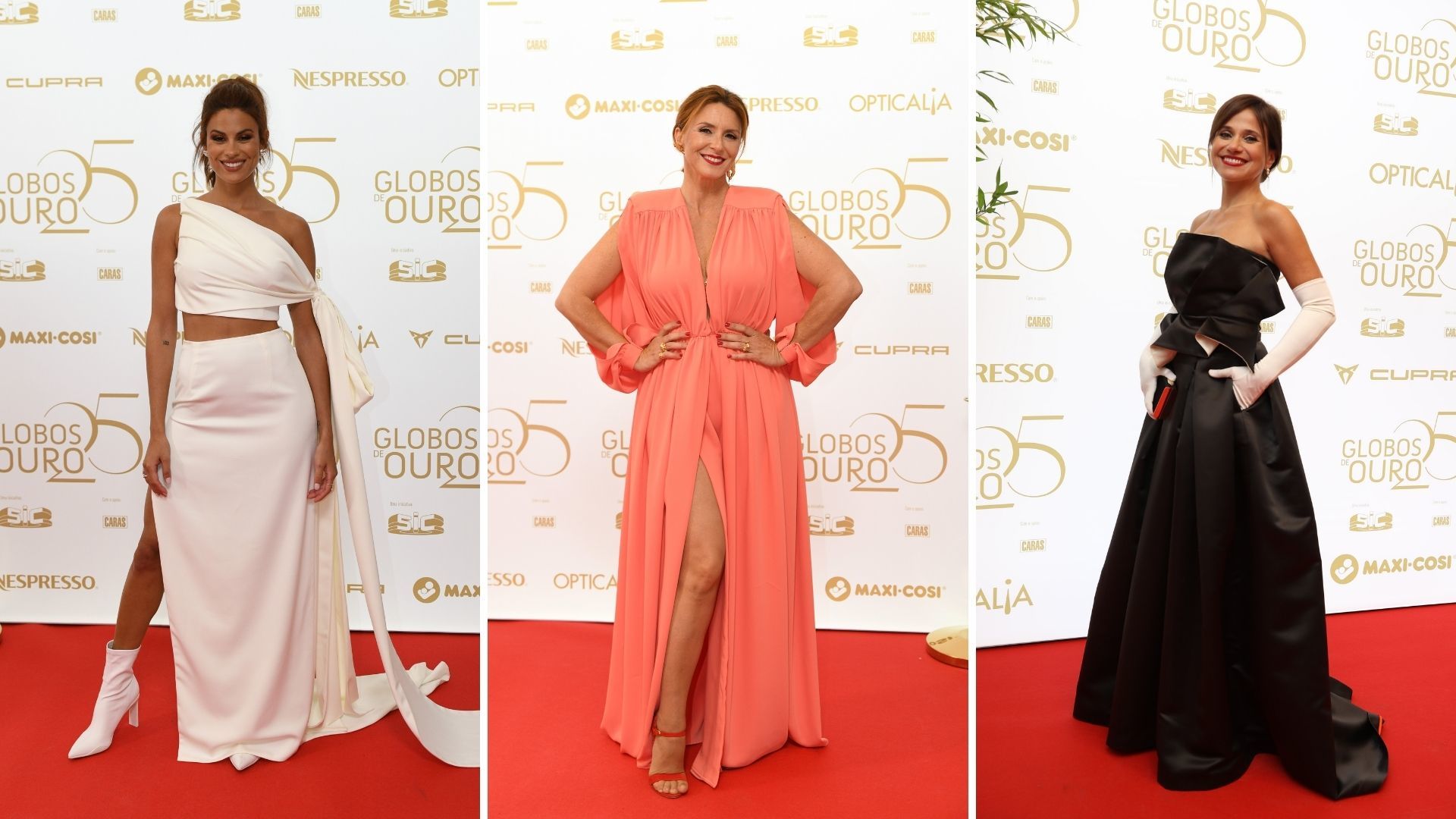 XXV Globos de Ouro. De Carolina Loureiro a Cláudia Vieira, veja os primeiros looks