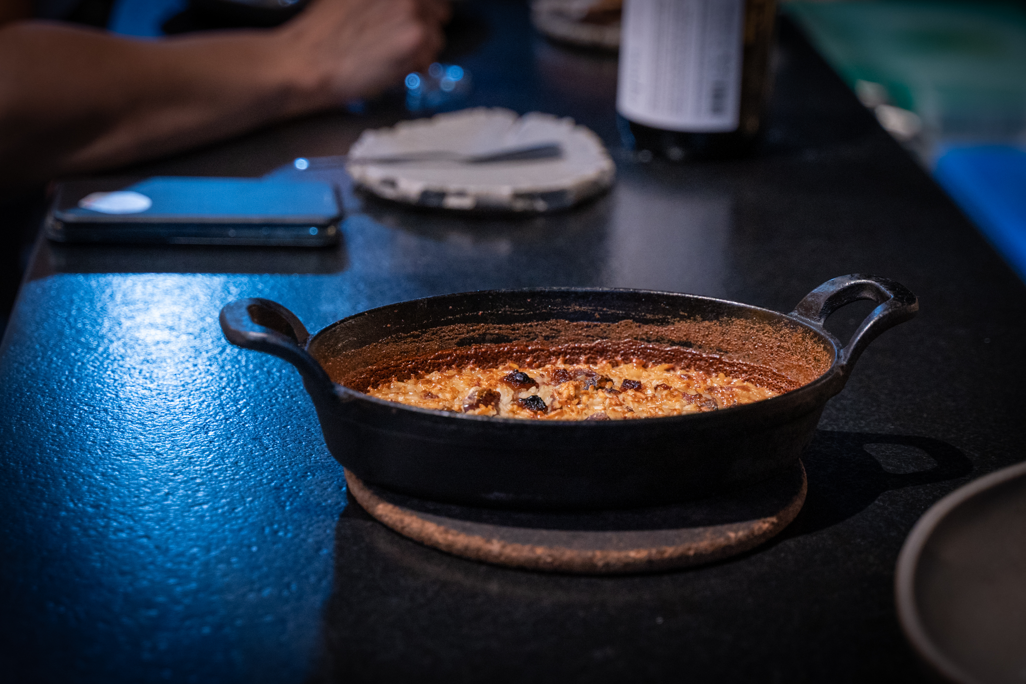 O novo menu do Fogo tem molho de bitoque como entrada e um arroz de forno que grita comida de conforto