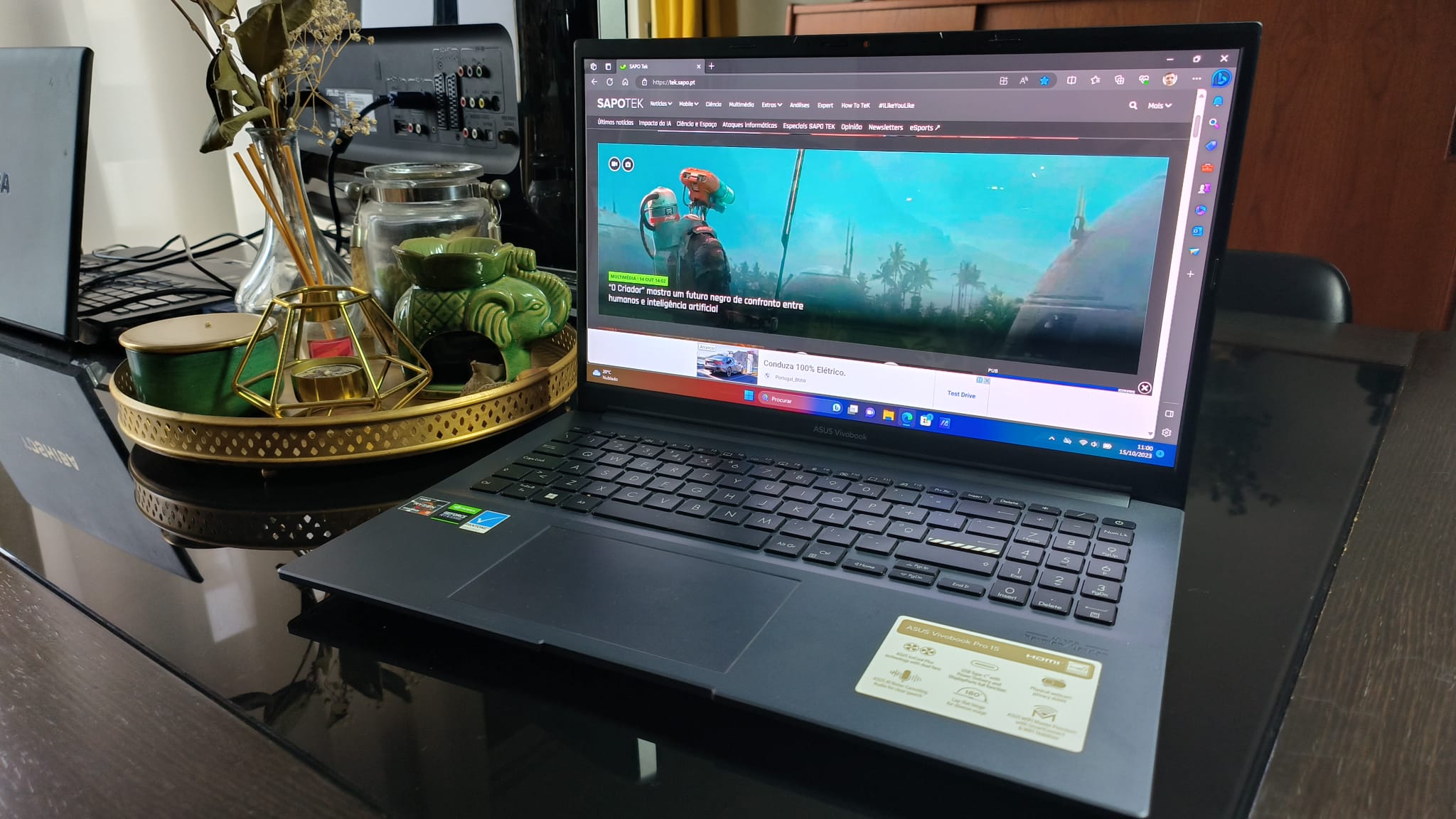 Análise TEK: Asus Vivobook Pro 15 tem um design simplista, mas elegante para profissionais