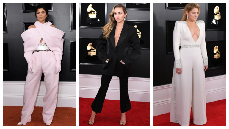 Volume, pedraria e pouco bom senso. Assim foi a passadeira vermelha em noite de Grammys