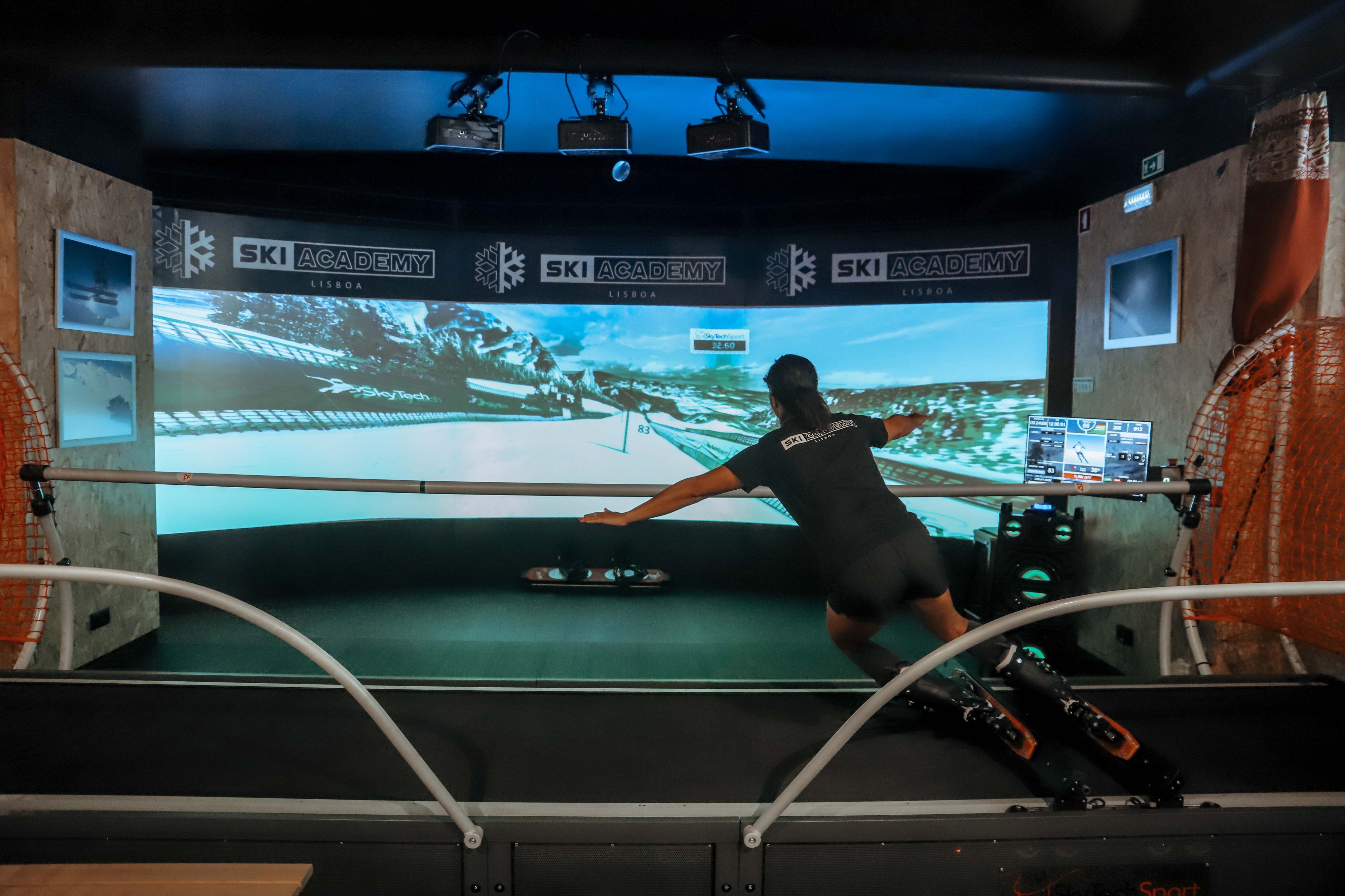 Ski Academy. Nasceu em Lisboa o primeiro ginásio com um simulador de ski e snowboard