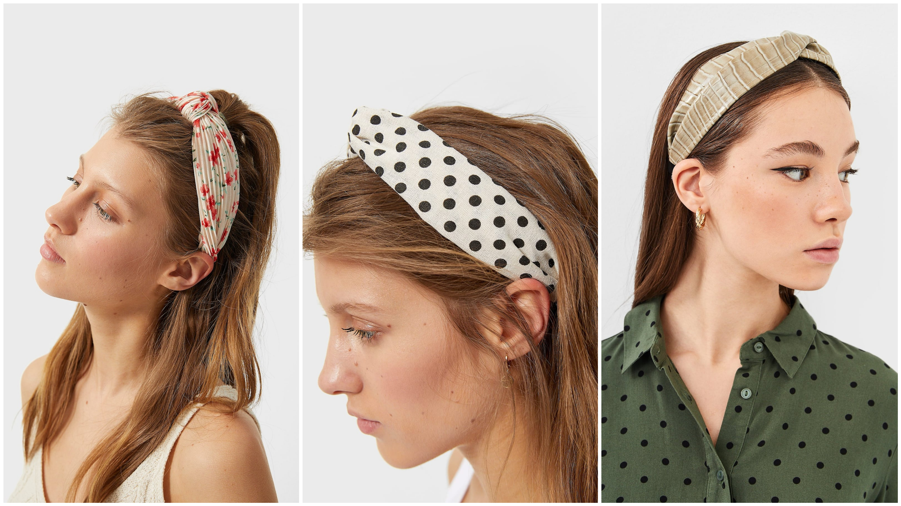 Shopping. Este é o verão das bandoletes de cetim e veludo — e estas 14 são lindas