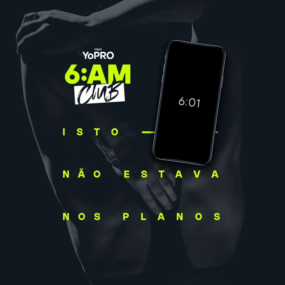 Acordar às 6h? Só se for para treinar e ficar com corpo de celebridade