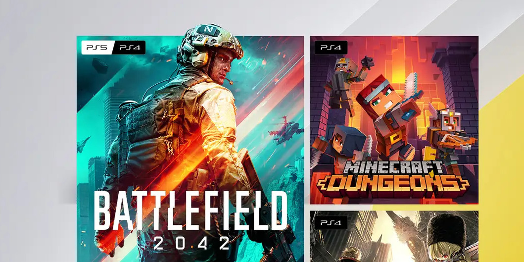 PS Plus de março: Battlefield 2042, Minecraft Dungeons e Code Vein gratuitos para assinantes