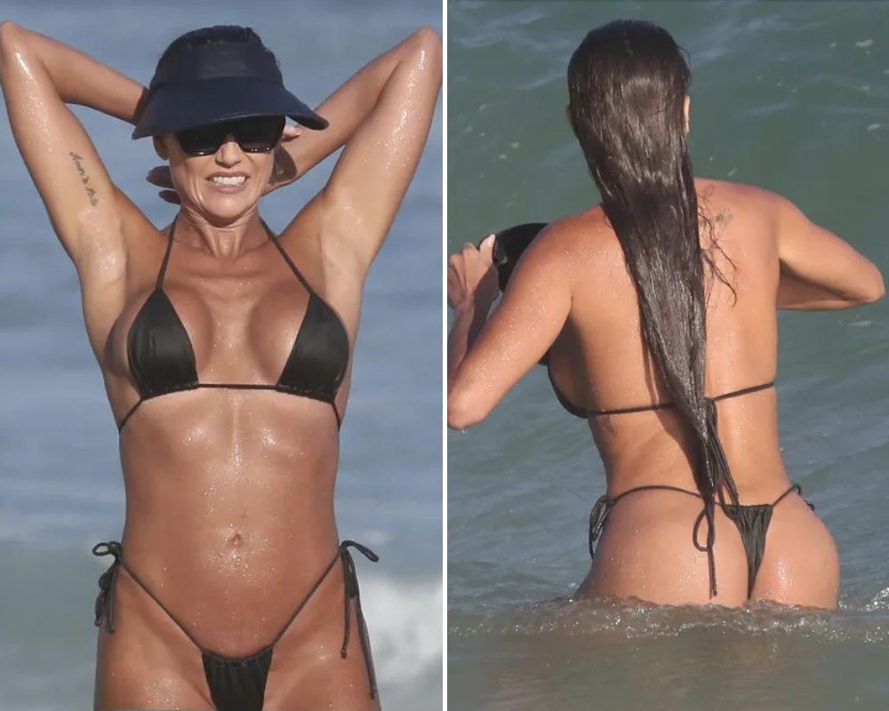 Deborah Secco mostra uma forma física incrível aos 43 anos na praia. Veja as fotografias
