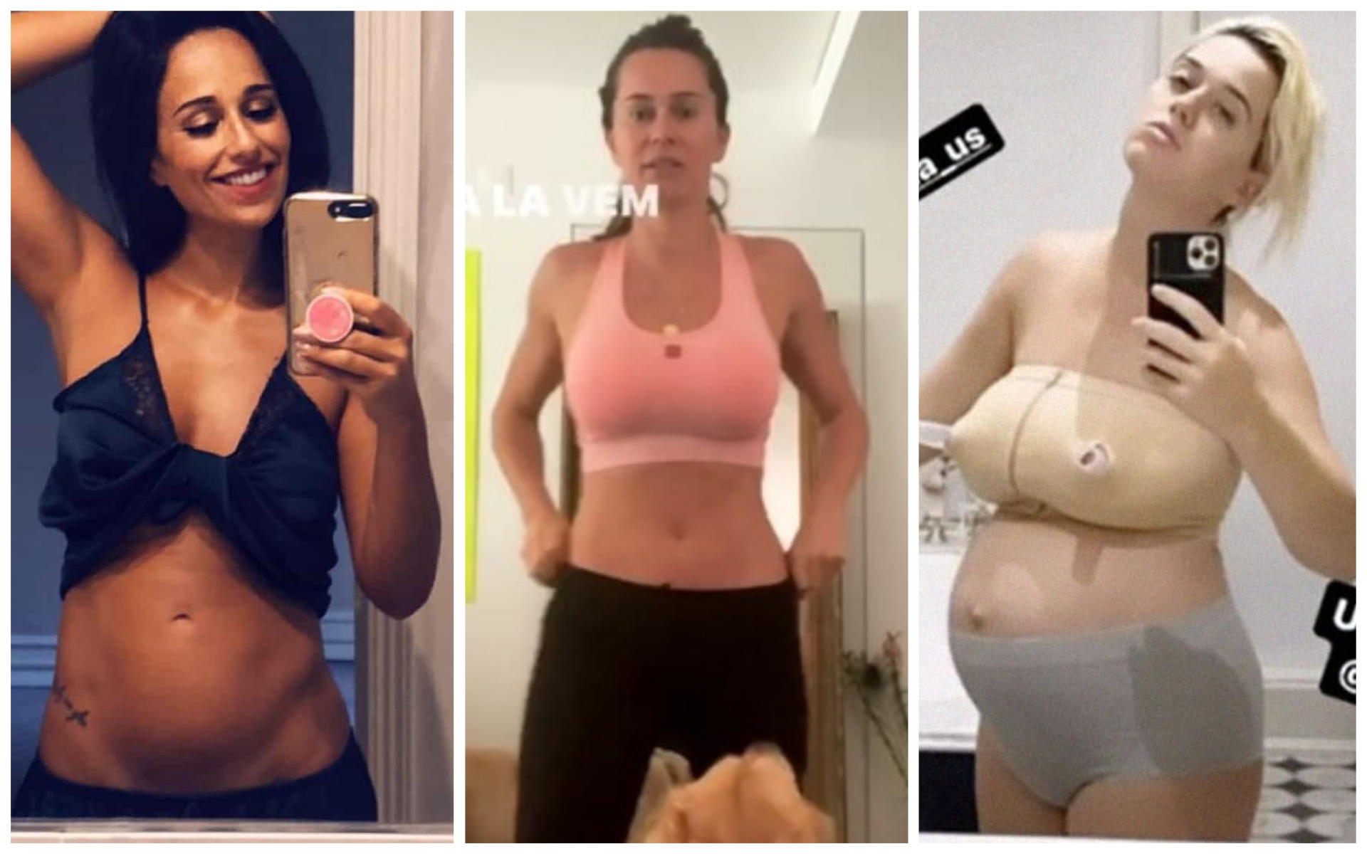 Dia Mundial da Grávida: 22 fotos de mães famosas que mostram o corpo no pós-parto sem complexos