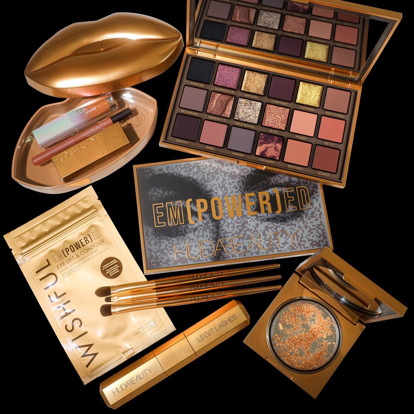 Das sombras em gel ao gloss facial, as novidades da Huda Beauty vêm mesmo a tempo de animar o outono