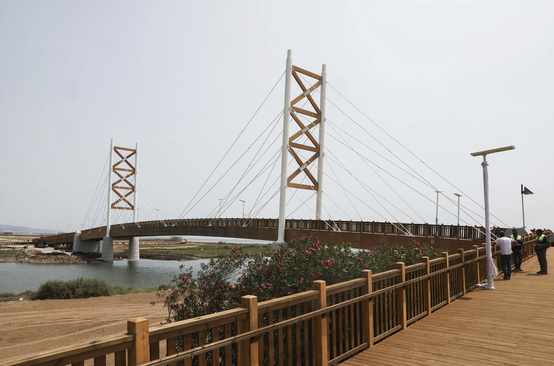 Já pode passar a pé ou de bicicleta a nova ponte do Parque das Nações. Tem 560 metros e é quase toda em madeira