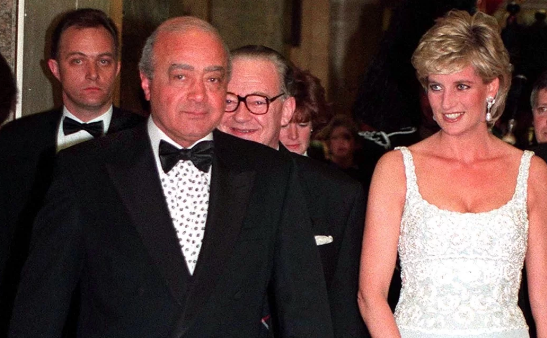 Morreu Mohamed Al-Fayed. Pai do último namorado da princesa Diana tinha 94 anos