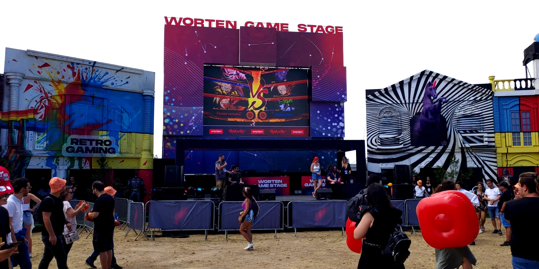 O Game Square é um ponto de encontro obrigatório para os fãs de videojogos que visitam o Rock in Rio