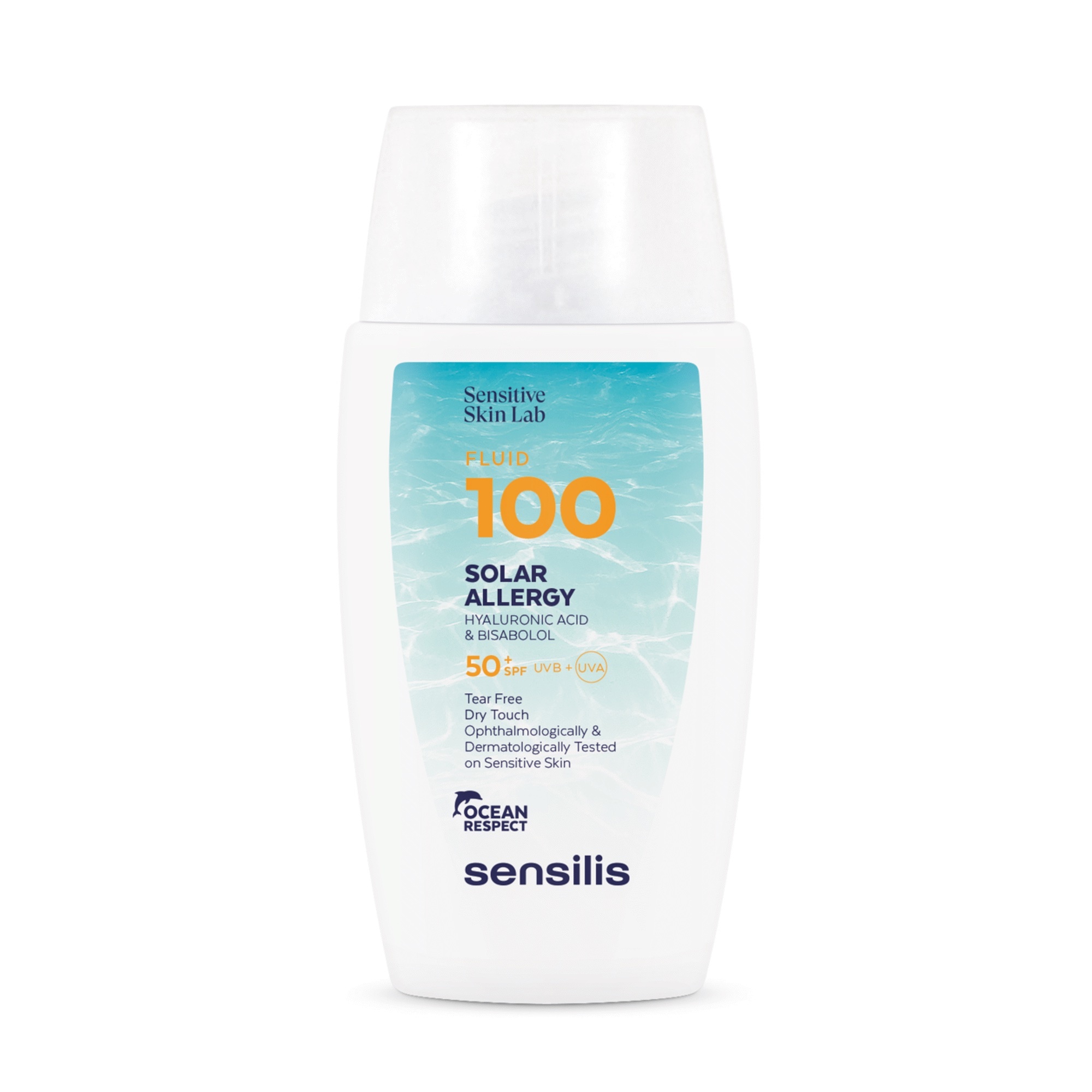 Sensilis, Fluid 100 Solar Allergy SPF50+ Protetor Solar Pele Sensível