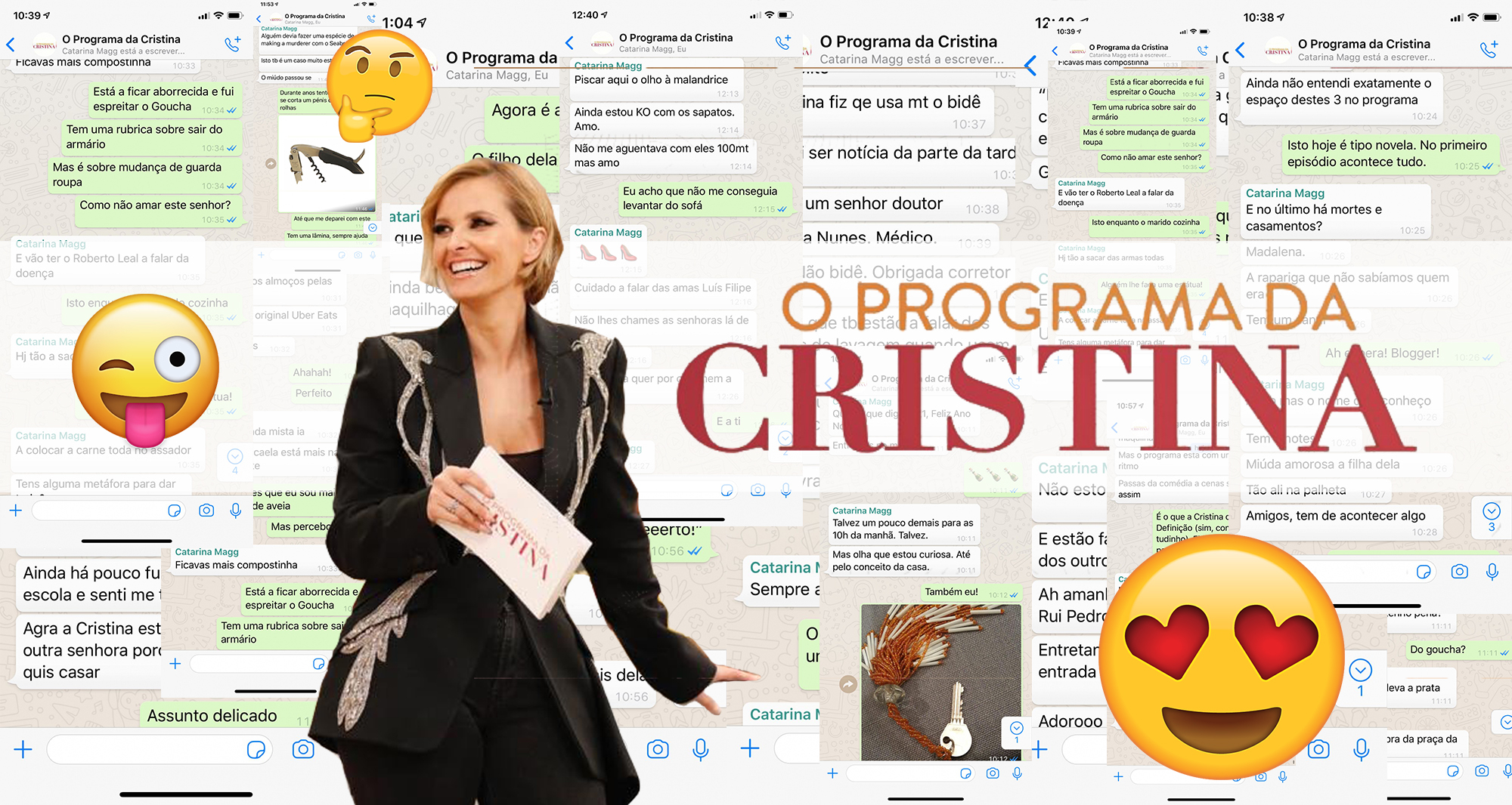 “Programa da Cristina”. Uma manhã de Benfica, bidés e um corte de cabelo perfeito
