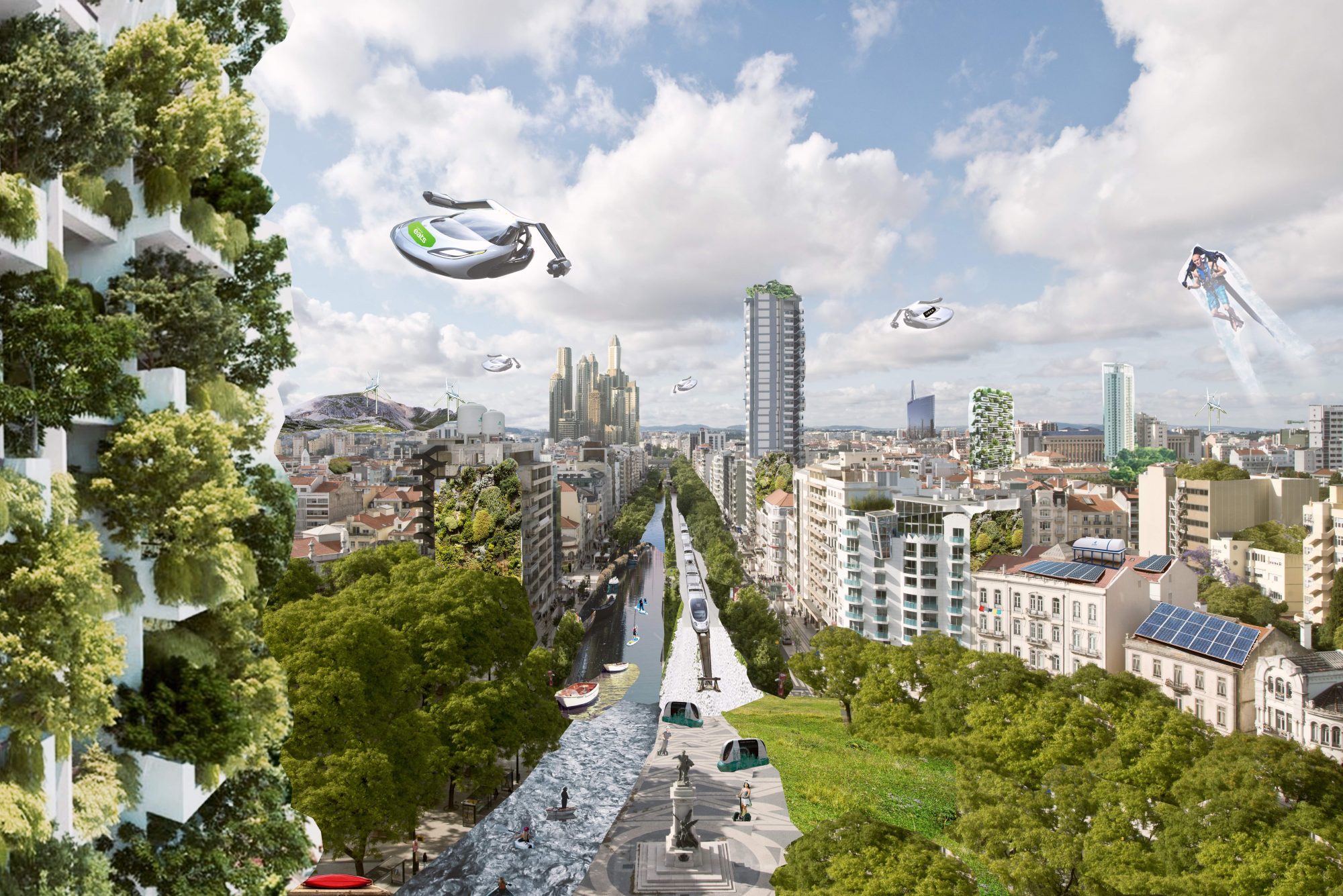 Exposição. Um Saldanha futurista ou um Rossio inundado são os projetos que vão inquietar os lisboetas