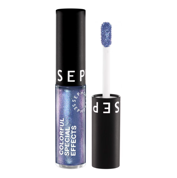 Sephora Collection, Colorful Effets Speciaux, Sombra de Olhos Líquida Brilhante, Magical Blue