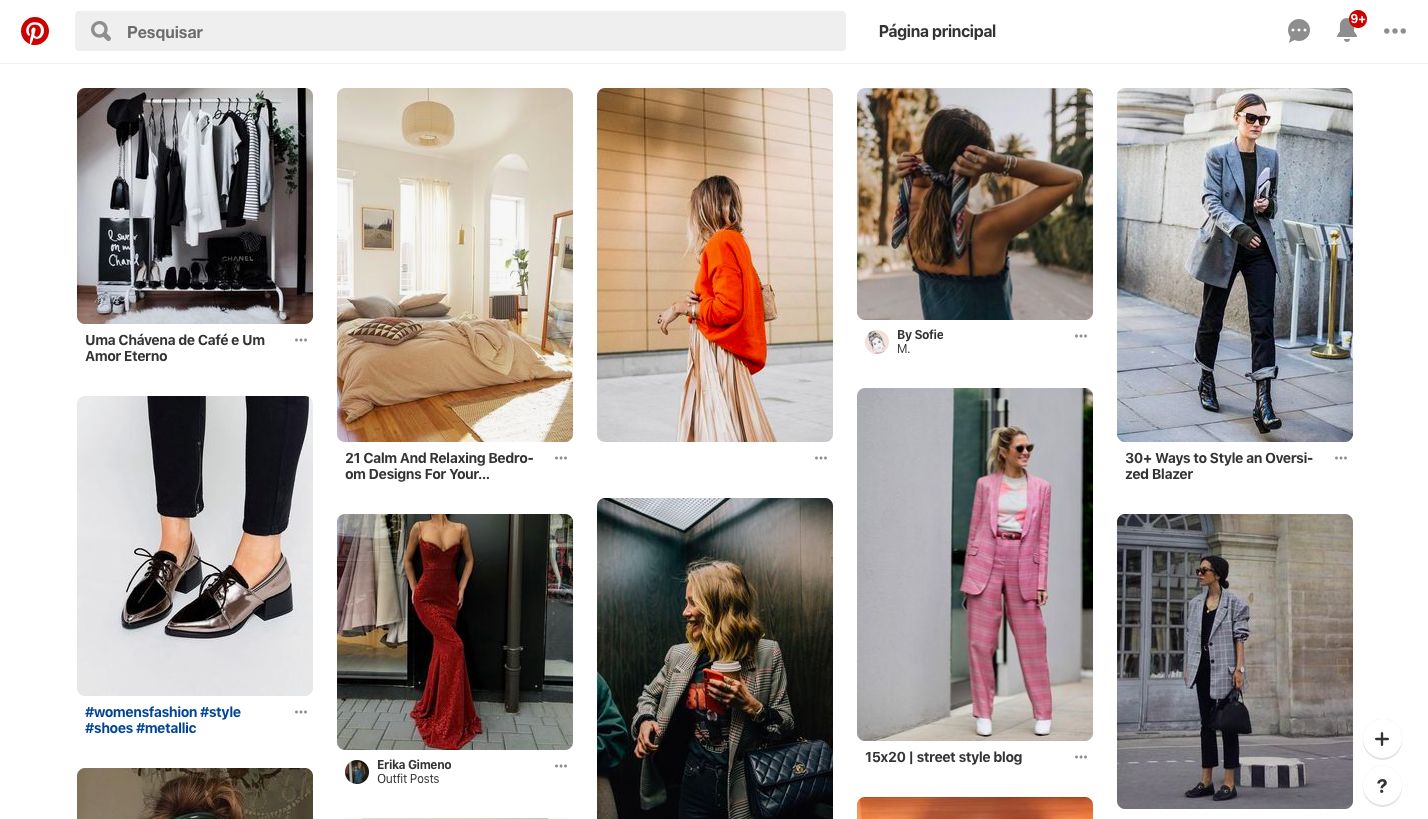 Pinterest. A aplicação de inspiração usada por pessoas otimistas