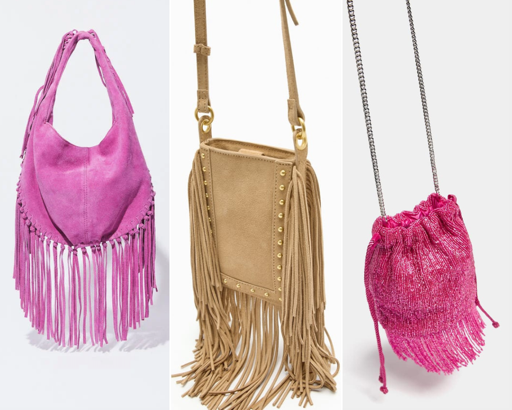 As franjas voltaram. 18 sugestões de malas trendy que compõem um look ideal para os festivais de verão