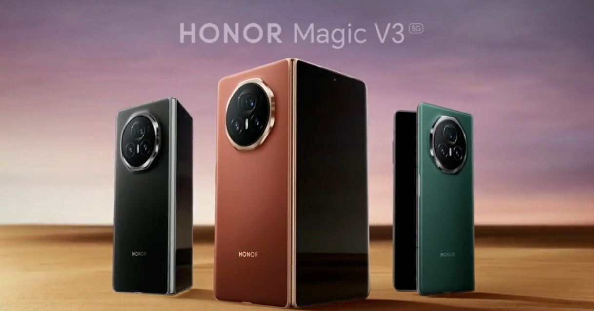 Honor corta nas dimensões do smartphone dobrável Magic V3 com espessura de 9,2 mm