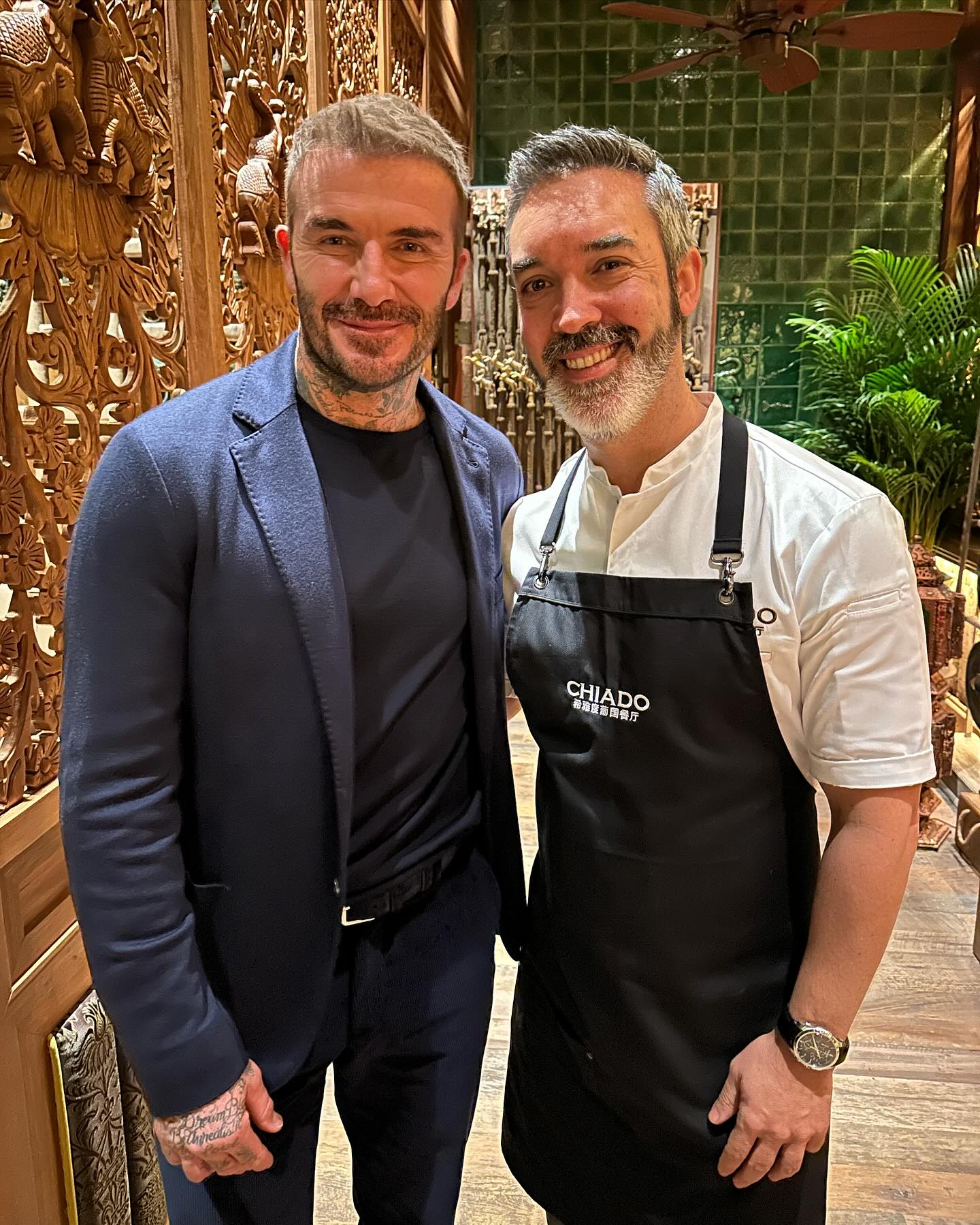 Chef Henrique Sá Pessoa cozinhou para David Beckham. “Verdadeiro gentleman”