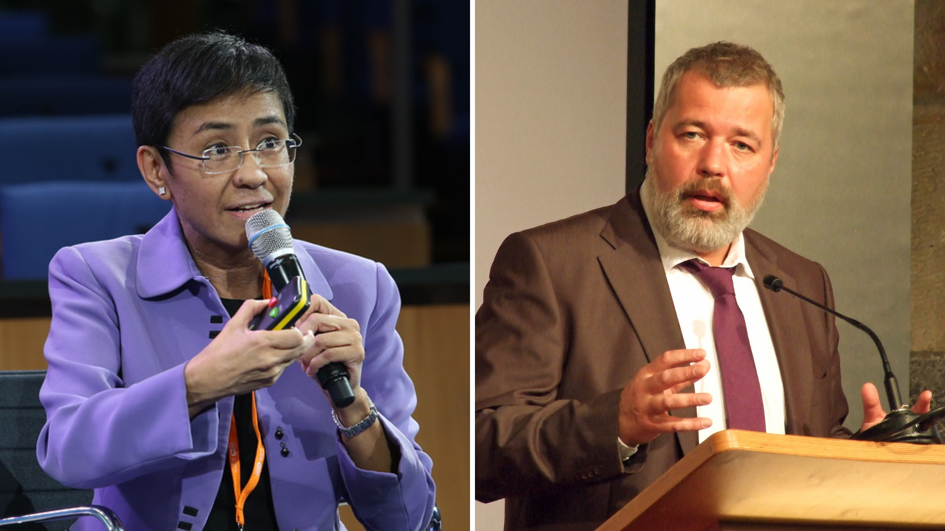 Nobel da Paz premeia dois jornalistas pela luta pela” liberdade de expressão”