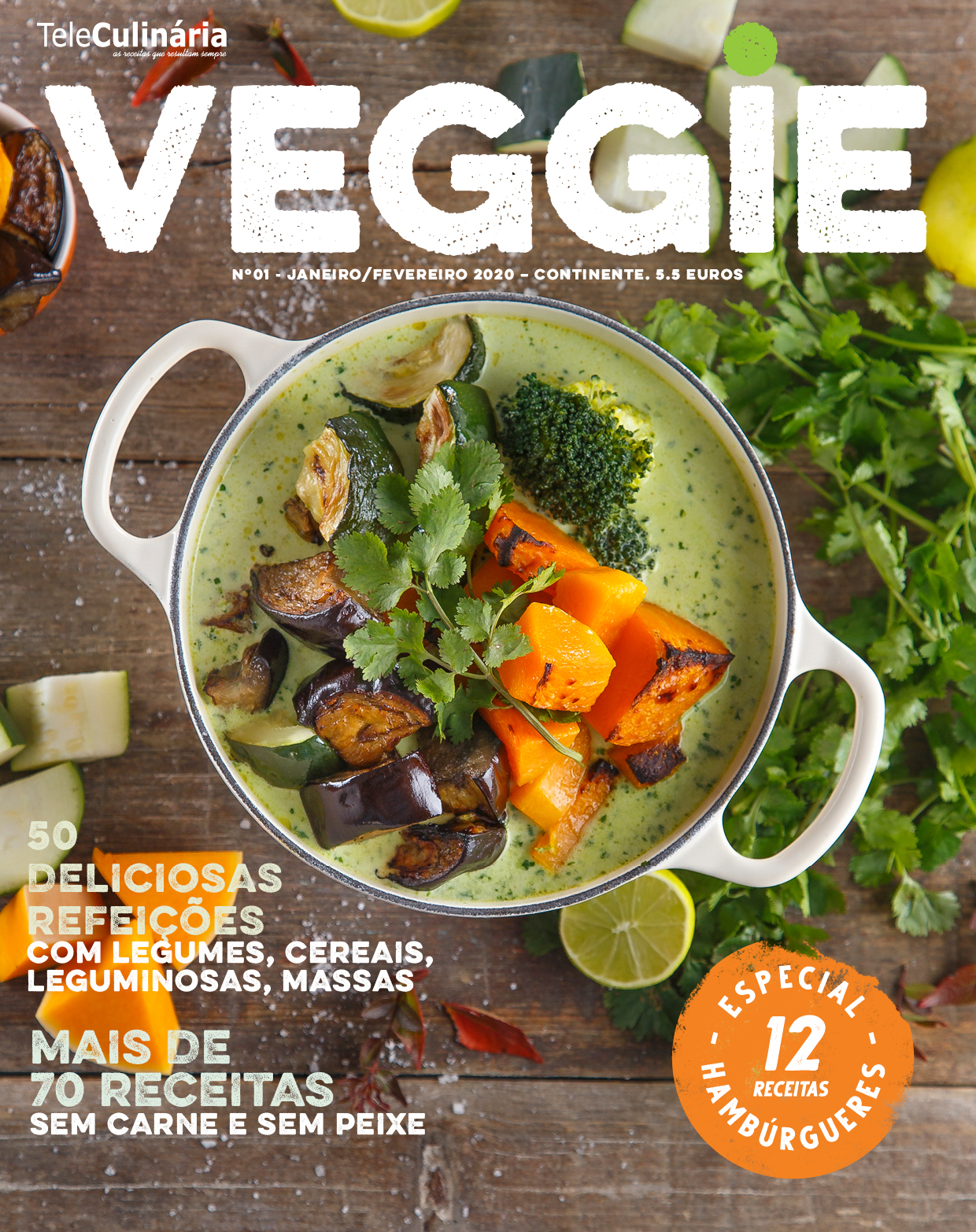 Veggie. Há uma nova revista de receitas vegetarianas