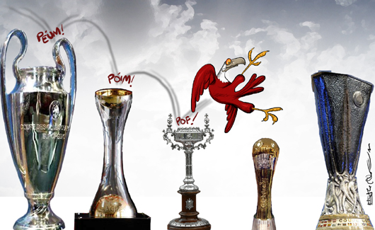 Águia perde altitude